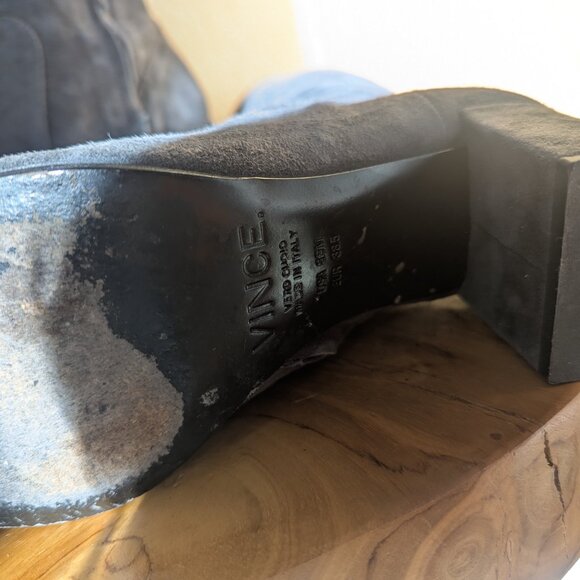 Vince Blythe grey suede over the knee boots size 8.5 - Picture 3 of 6